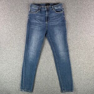 Tailor Made Jeans Womens 28 Sorrento Blue High Rise Slim Straight Stretch